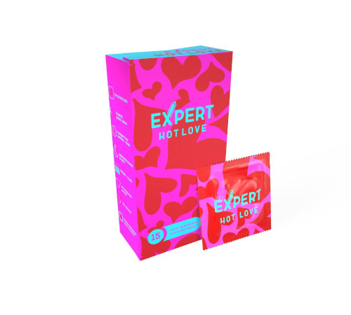Презервативы с разогревающим эффектом Expert Hot Love - 15 шт.