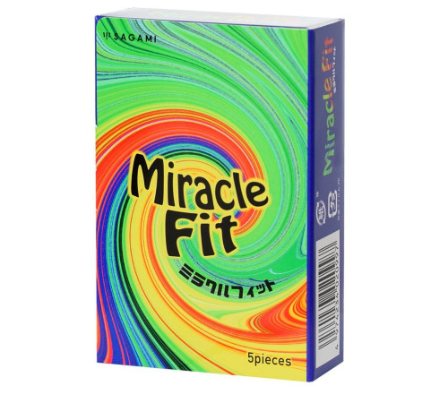 Презервативы Sagami Miracle Fit - 5 шт. Презервативы Sagami Miracle Fit - 5 шт.