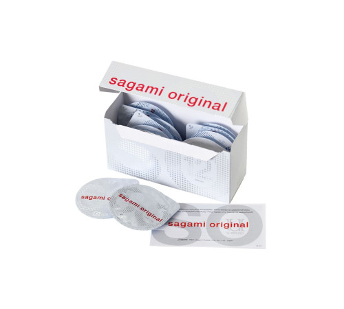 Ультратонкие презервативы Sagami Original 0.02 - 12 шт.