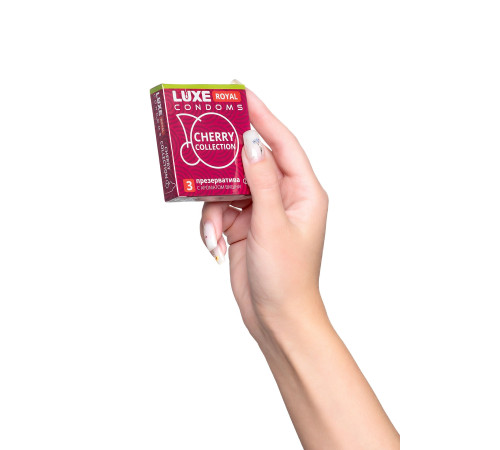 Презервативы с ароматом вишни LUXE Royal Cherry Collection - 3 шт. Презервативы с ароматом вишни LUXE Royal Cherry Collection - 3 шт.