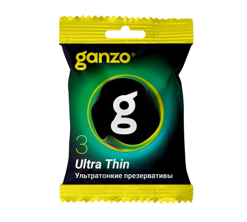Ультратонкие презервативы Ganzo Ultra thin в мягкой упаковке - 3 шт. Ультратонкие презервативы Ganzo Ultra thin в мягкой упаковке - 3 шт.