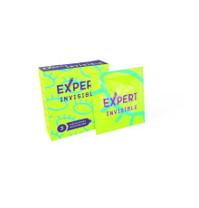 Ультратонкие презервативы Expert Invisible - 3 шт.