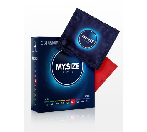 Презервативы MY.SIZE размер 60 - 3 шт.