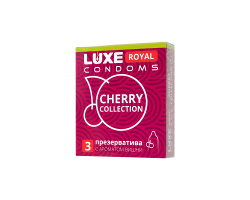 Заказать Презервативы с ароматом вишни LUXE Royal Cherry Collection - 3 шт. Заказать Презервативы с ароматом вишни LUXE Royal Cherry Collection - 3 шт.