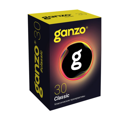 Классические презервативы с обильной смазкой Ganzo Classic - 30 шт.