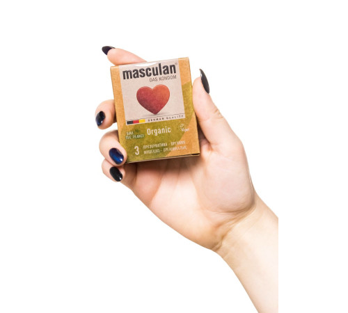 Экологически чистые презервативы Masculan Organic - 3 шт. Экологически чистые презервативы Masculan Organic - 3 шт.