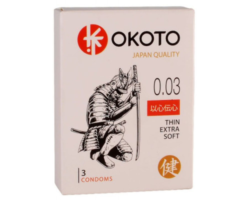 Заказать Тонкие презервативы OKOTO Thin Extra Soft - 3 шт. Заказать Тонкие презервативы OKOTO Thin Extra Soft - 3 шт.