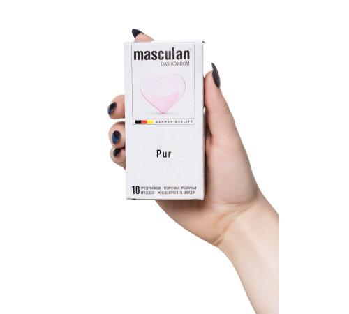 Супертонкие презервативы Masculan Pur - 10 шт.
