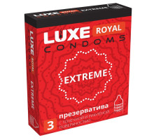 Текстурированные презервативы LUXE Royal Extreme - 3 шт.