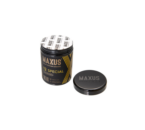 Презервативы с точками и рёбрами MAXUS Special - 12 шт.