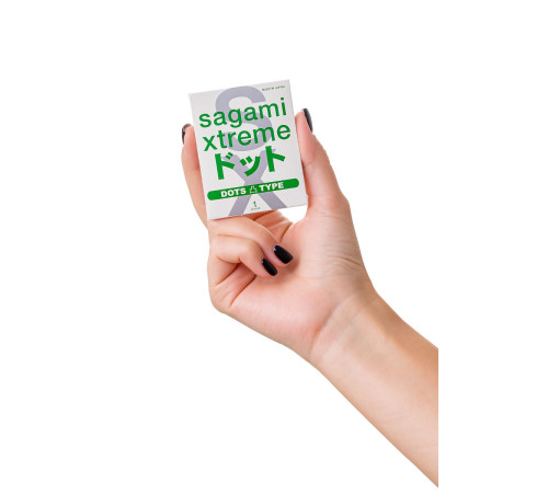 Презерватив Sagami Xtreme Type-E с точками - 1 шт. Презерватив Sagami Xtreme Type-E с точками - 1 шт.