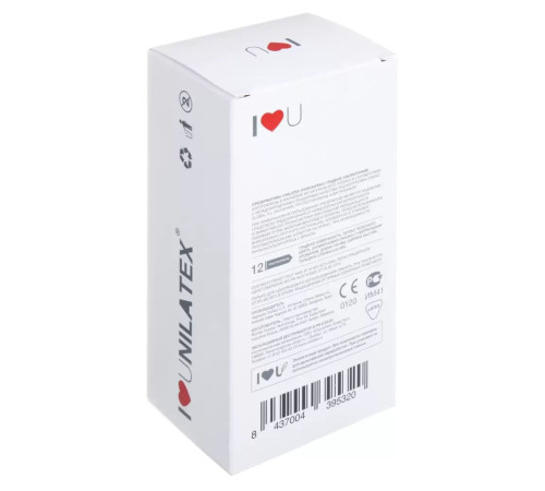 Ультратонкие презервативы Unilatex Ultra Thin - 12 шт. + 3 шт. в подарок
