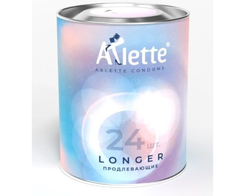 Презервативы Arlette Longer с продлевающим эффектом - 24 шт. Презервативы Arlette Longer с продлевающим эффектом - 24 шт.
