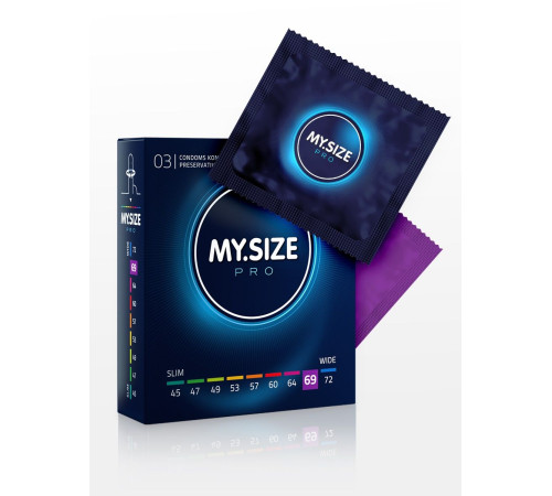 Презервативы MY.SIZE размер 69 - 3 шт. Презервативы MY.SIZE размер 69 - 3 шт.