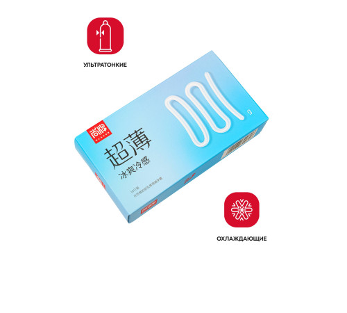 Презервативы Elasun Ice - 10 шт.