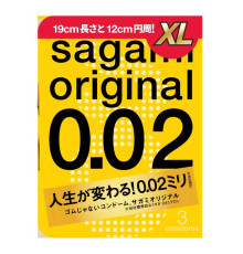 Презервативы увеличенного размера Sagami Original 0.02 XL-size - 3 шт.