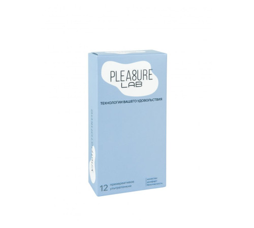 Ультратонкие презервативы Pleasure Lab - 12 шт.