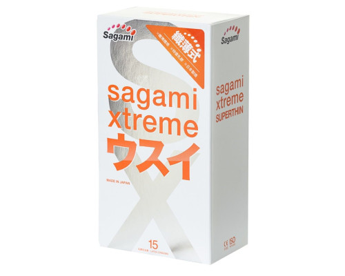 Заказать Ультратонкие презервативы Sagami Xtreme Superthin - 15 шт. Заказать Ультратонкие презервативы Sagami Xtreme Superthin - 15 шт.