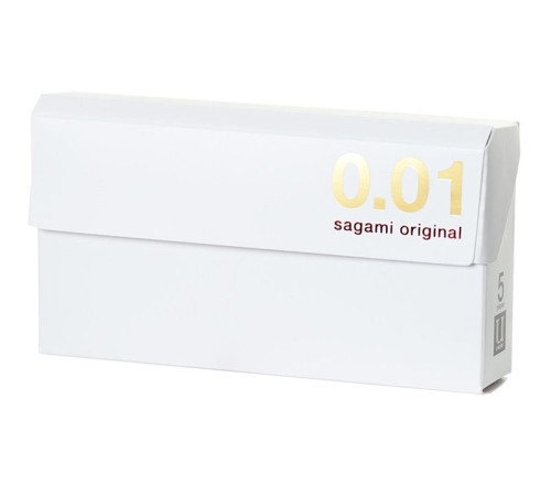 Супер тонкие презервативы Sagami Original 0.01 - 5 шт.