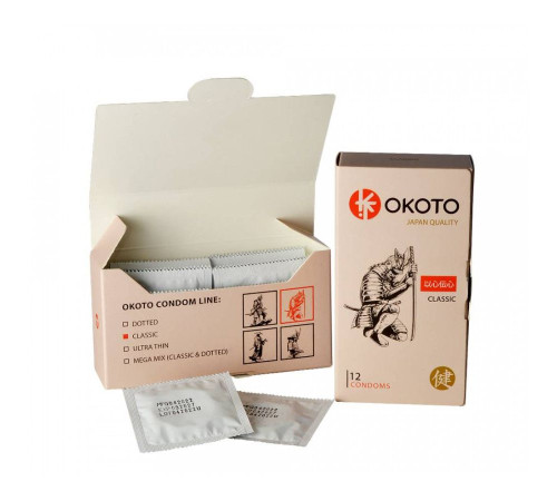 Презервативы OKOTO Classic - 12 шт. Презервативы OKOTO Classic - 12 шт.