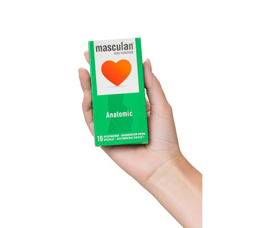 Презервативы анатомической формы Masculan Anatomic - 10 шт.