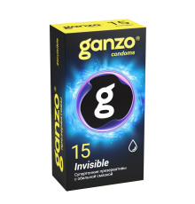 Супертонкие презервативы Ganzo Invisible - 15 шт.