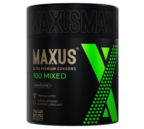 Презервативы MAXUS Mixed - 100 шт.