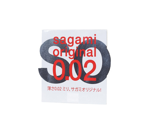 Ультратонкий презерватив Sagami Original 0.02 - 1 шт.