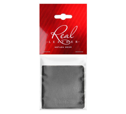 Черный кожаный кондомхолдер Notabu