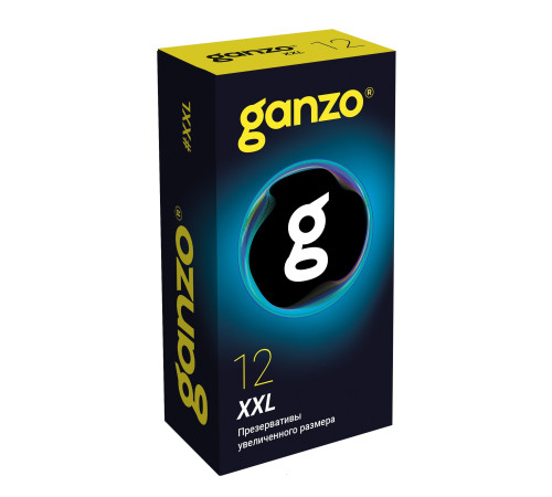 Презервативы увеличенного размера Ganzo XXL - 12 шт. Презервативы увеличенного размера Ganzo XXL - 12 шт.