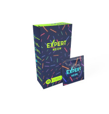 Светящиеся в темноте презервативы Expert Neon - 15 шт.