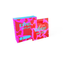 Презервативы с разогревающим эффектом Expert Hot Love - 3 шт.