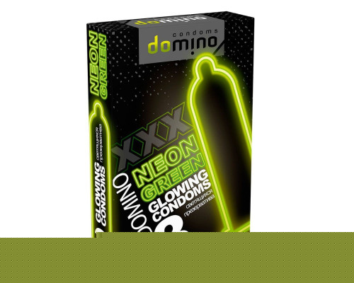 Заказать Презервативы DOMINO Neon Green со светящимся в темноте кончиком - 3 шт. Заказать Презервативы DOMINO Neon Green со светящимся в темноте кончиком - 3 шт.