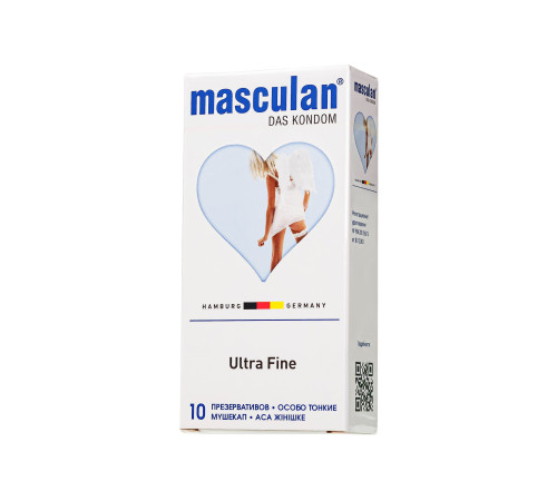 Особо тонкие презервативы Masculan Ultra Fine - 10 шт.