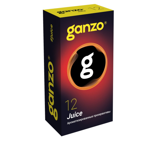 Ароматизированные презервативы Ganzo Juice - 12 шт.