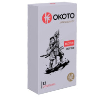 Точечные презервативы OKOTO Dotted - 12 шт.