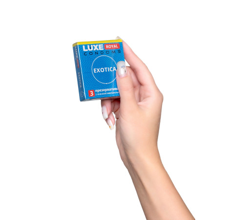 Текстурированные презервативы LUXE Royal Exotica - 3 шт.