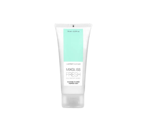 Лубрикант с охлаждающим эффектом Mixgliss Fresh Pepper Mint - 70 мл.