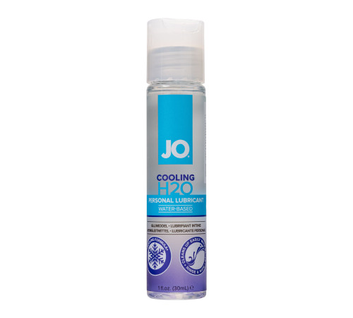 Охлаждающий лубрикант на водной основе JO Personal Lubricant H2O COOLING - 30 мл.