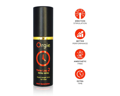 Заказать Спрей для продления эрекции Orgie Time Lag 2 - 10 мл. Заказать Спрей для продления эрекции Orgie Time Lag 2 - 10 мл.