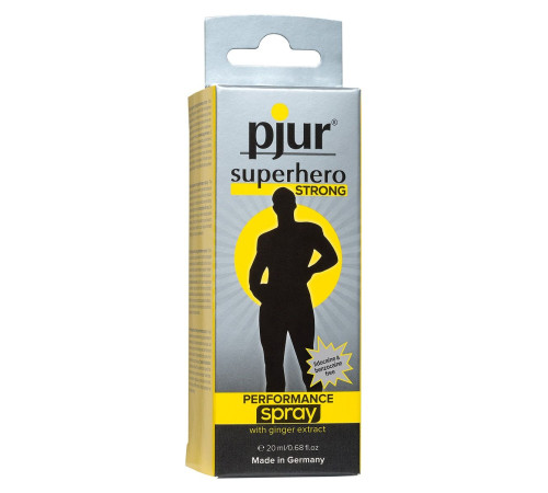 Спрей-пролонгатор длительного действия pjur SUPERHERO Strong Spray - 20 мл.