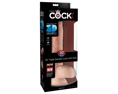 Заказать Телесный фаллоимитатор на присоске 10 Triple Density Cock with Balls - 26,7 см. Заказать Телесный фаллоимитатор на присоске 10 Triple Density Cock with Balls - 26,7 см.