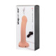 Заказать Телесный фаллос с имитацией эякуляции Silicon Cum Dildo L - 19,6 см.