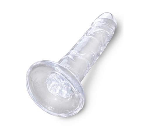Прозрачный фаллоимитатор King Cock Clear 6 Cock - 18,4 см.