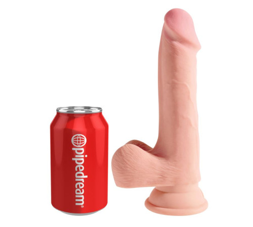 Телесный фаллоимитатор на присоске 7.5  Triple Density Cock - 22,9 см.