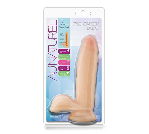 Телесный фаллоимитатор 7 inch Sensa Feel Dildo - 17,8 см. Телесный фаллоимитатор 7 inch Sensa Feel Dildo - 17,8 см.