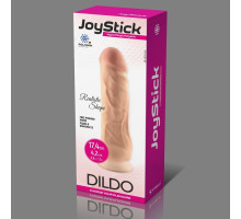 Телесный фаллоимитатор JoyStick на присоске - 17,4 см.