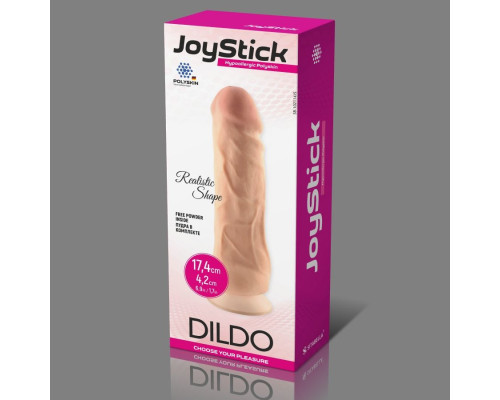 Заказать Телесный фаллоимитатор JoyStick на присоске - 17,4 см. Заказать Телесный фаллоимитатор JoyStick на присоске - 17,4 см.