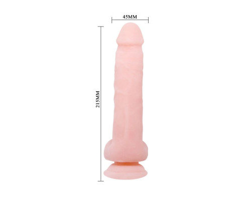 Заказать Телесный фаллоимитатор на присоске Super Dildo - 21,5 см. Заказать Телесный фаллоимитатор на присоске Super Dildo - 21,5 см.