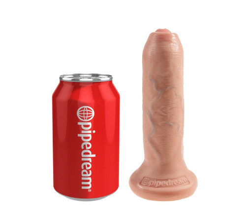 Телесный необрезанный фаллоимитатор на присоске 6 Uncut Cock - 16,5 см. Телесный необрезанный фаллоимитатор на присоске 6 Uncut Cock - 16,5 см.